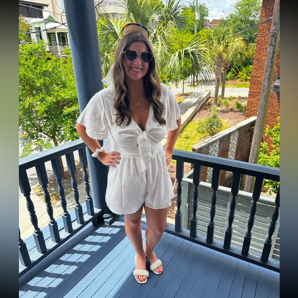 White romper